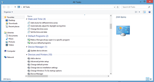Windows All Tasks Folder